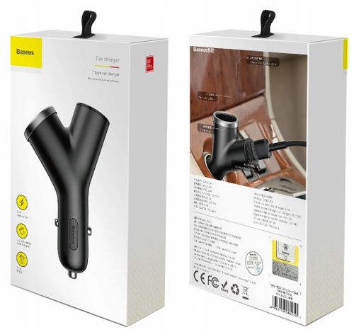 Baseus Ładowarka Samochodowa Zapalniczka 2Xusb 40W na Arena.pl