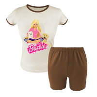 Krótka Piżama dziecięca Barbie