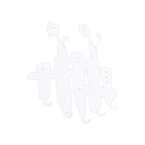 Wieszak ścienny Koty biały na Arena.pl