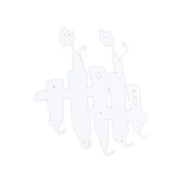 Wieszak ścienny Koty biały zdjęcie 2