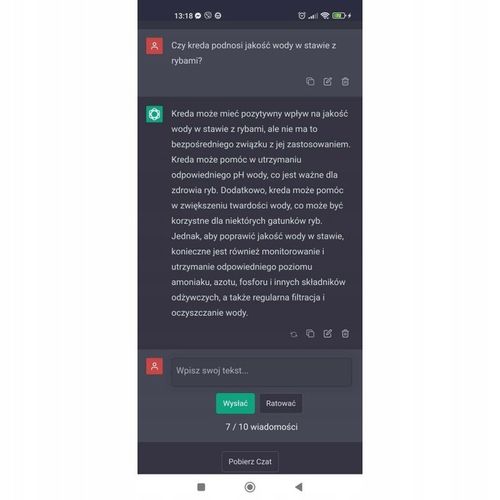 24 KG KREDA -BRYŁY- KAT II IDEALNA DO STAWU/OCZKA WODNEGO RaFish na Arena.pl