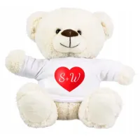 PREZENT NA WALENTYNKI MIŚ PLUSZOWY Z NADRUKIEM