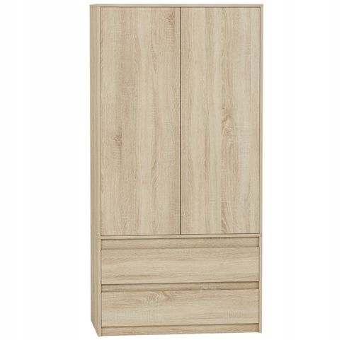 Szafa garderoba 90cm 2d 2sz sonoma B-9 na Arena.pl
