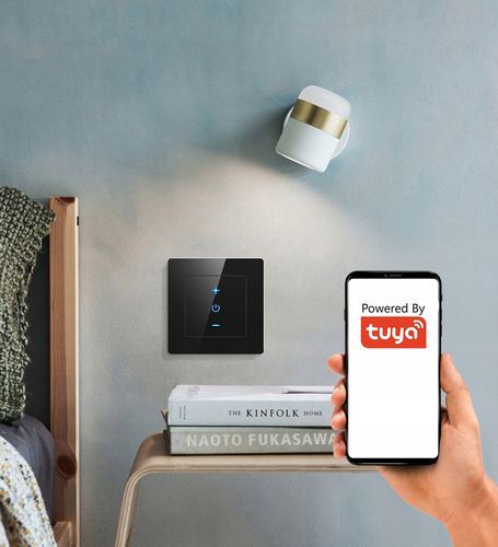 Ściemniacz Dotykowy 1 Obwodowy ZigBee TUYA PSMART RM Czarny Szkło na Arena.pl