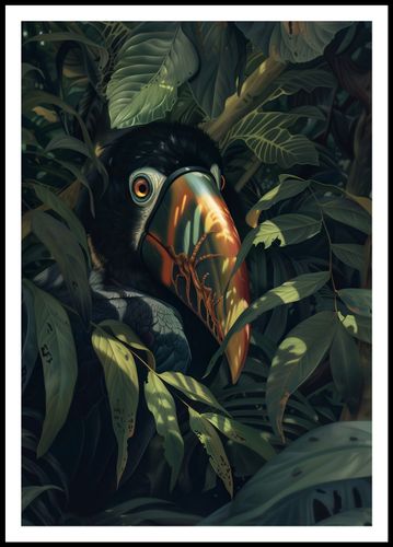 Plakat 68x98cm Skryty Tukan na Arena.pl