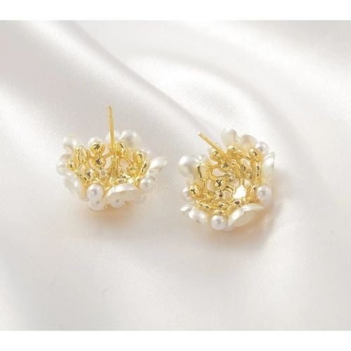 Kolczyki ze stali szlachetnej pozłacanej KST3142 na Arena.pl