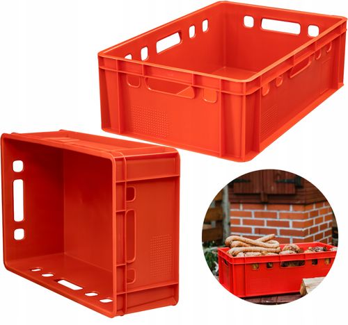 skrzynka e2 - 600x400x200mm czerwona na Arena.pl