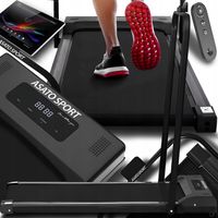 Bieżnia Domowa Do Szybkich Spacerów Biegania Pilot 1-8km/h z Poręczą 110kg