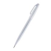 PISAK PĘDZELKOWY BRUSH SIGN PEN SES15C PENTEL LIGHT GREY