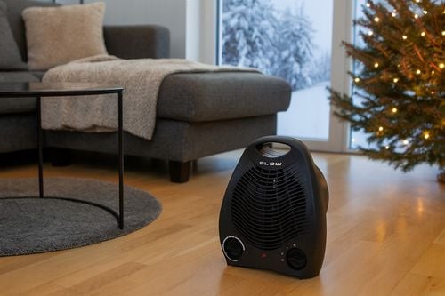 MOCNY TERMOWENTYLATOR ELEKTRYCZNY FARELKA GRZEJNIK TERMOSTAT 2000W na Arena.pl