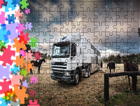Puzzle tradycyjne Ciężarówki