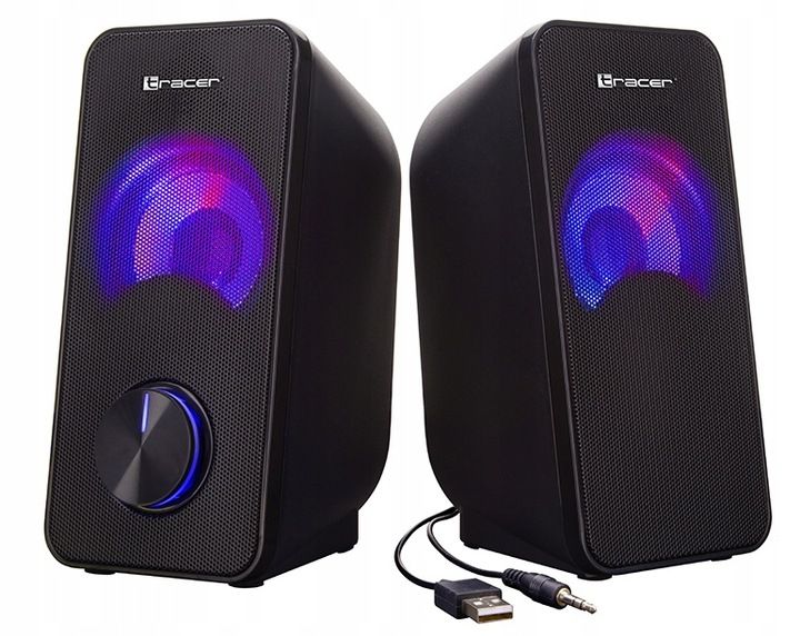 Głośniki podświetlane LED Tracer 2.0 Loop RGB USB zdjęcie 1