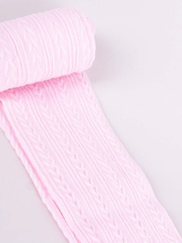 Rajstopy dziecięce mikrofibra warkocz pudrowo różowe 40 DEN 140-146 na Arena.pl