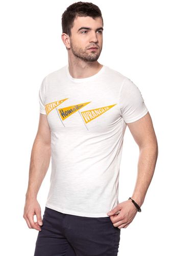 WRANGLER OVERDYE TEE OFFWHITE W7B36EB02 L na Arena.pl