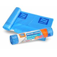 WORKI NA ŚMIECI Z TAŚMĄ 35 L 15 SZT.