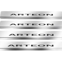 Listwa progowa VOLKSWAGEN ARTEON Stal nierdzewna 304 połysk z czarnymi lite