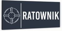 Tabliczka informacyjna RATOWNIK Aluminium ATRACYTOWA DIBOND NADRUK UV