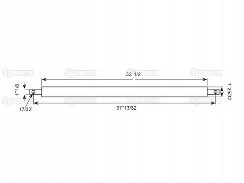 Belka Polowa z kołnierzami - Kat. 2 - 950mm na Arena.pl