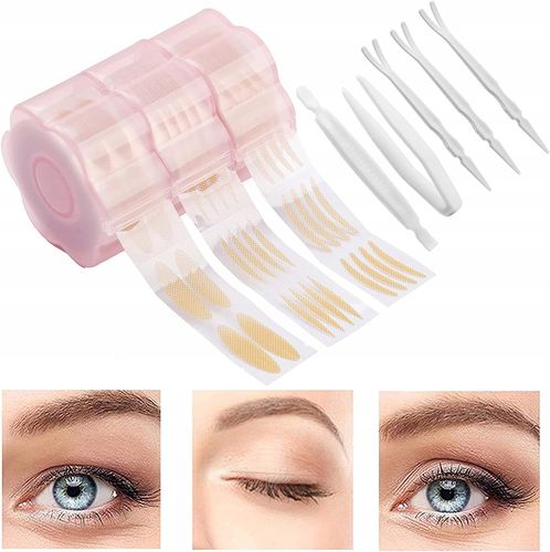 PLASTRY NA OPADAJĄCE POWIEKI TASIEMKI KORYGUJĄCE ZESTAW 1800 SZT + GRATIS na Arena.pl