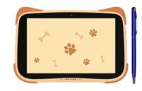 Kiano KCEO Kid - Brązowo-Pomarańczowy Tablet Edukacyjny w Kształcie Psa