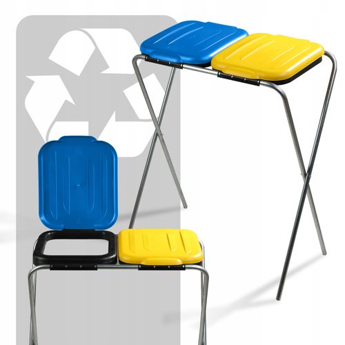 KADAX Stojak Na Worki Do Segregacji Śmieci 2x120L na Arena.pl