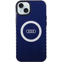Audi IML Big Logo MagSafe Case iPhone 15 Plus / 14 Plus 6.7" niebiesk