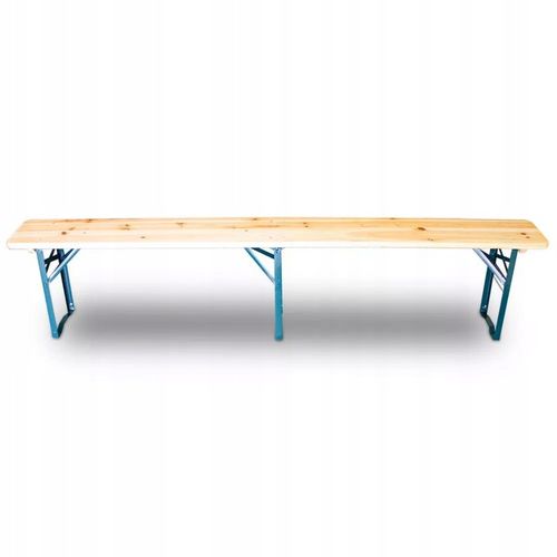 zestaw biesiadny 220cm drewniany skladany stol i ławki Komplet Piwny Barowy na Arena.pl