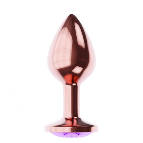 plug-butt plug diamond amethyst shine l rose gold na Arena.pl