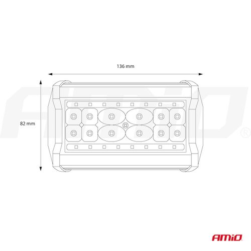 Lampa robocza 28 LED FLAT- WL09 na Arena.pl