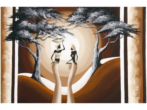 60X40CM SPACER O ZACHODZIE SŁOŃCA OBRAZ na Arena.pl