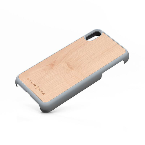 Drewniane etui do iPhone Xs Max (Light Grey) #0 na Arena.pl