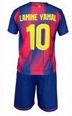 Strój piłkarski Lamine Yamal Barcelona "10" komplet koszulka +