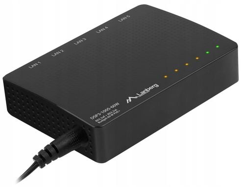 Switch PoE+ Lanberg 5x 1Gb 4x PoE na Arena.pl