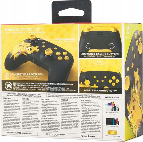 Kontroler bezprzewodowy POWERA Pikachu Ecstatic do Nintendo Switch na Arena.pl