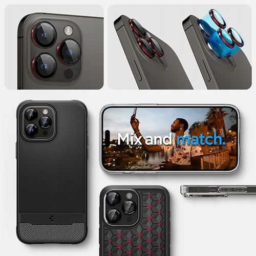 Osłona aparatu szkło do iPhone 16 Pro /15 Pro/14 Pro/ Max, Spigen Optik Pro na Arena.pl