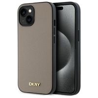 Etui DKNY do iPhone 15, Beżowy, MagSafe