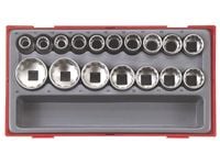 ZESTAW NASADEK 6-KĄT. Z CHWYTEM 1/2'', 17CZ. 03570256 TENGTOOLS