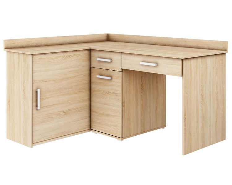 biurko narożne MICHAŁ III BIAŁY duże szkolne dziecięce biurowe