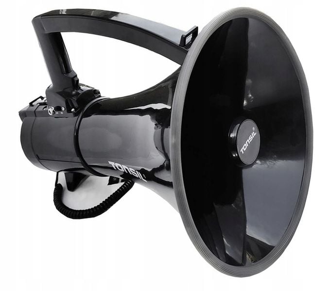 Megafon Tonsil TE 30/20 - Nagrywanie Syrena REC Wersja AKU z Akumulatorem zdjęcie 11