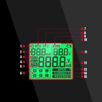 TESTER NAPIĘCIA GNIAZDEK SIECIOWYCH ELEKTRYCZNYCH WYŚWIETLACZ LCD TEST RCD