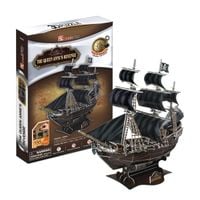 puzzle 3d okręt piracki zemsta królowej anny 155el