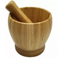 kuchenny moździerz bambusowy 9cm kinghoff kh-1616