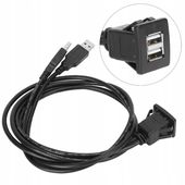 PRZEDŁUŻACZ USB 2.0 PODWÓJNY INTERFEJS 2M