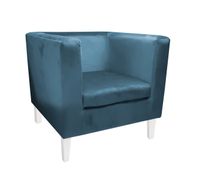 Fotel Monaco nogi białe MG33