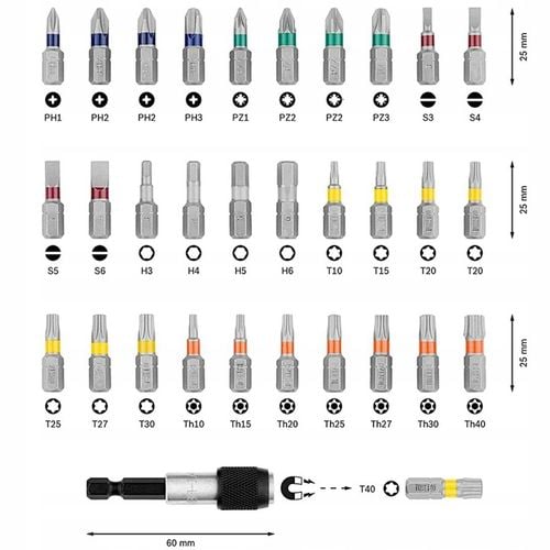 32-częściowy zestaw końcówek wkręcających BOSCH na Arena.pl