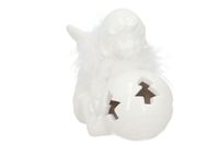 figurka 4szt.  ceramiczna anioł z LED ,8x11,5cm