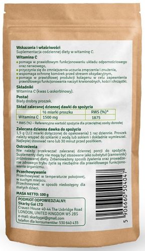 WITAMINA C Z KAPUSTY 100g na Arena.pl