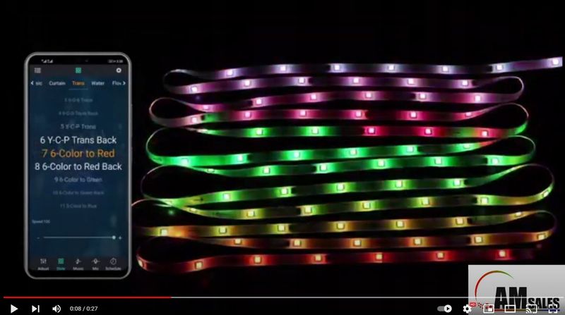 TAŚMA LED 5M RGBIC WS2811 BLUETOOTH EFEKT TĘCZY zdjęcie 16