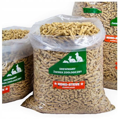 Podłoże dla gryzoni naturalny PELLET żwirek dla kota królika gryzoni na Arena.pl