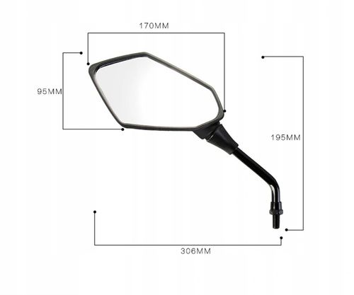 LUSTERKA MOTOCYKLOWE M10 KAWASAKI PANORAMICZNE na Arena.pl